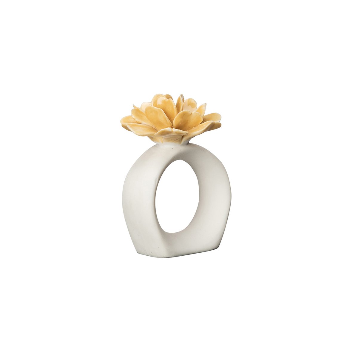 Byon Water Lily serviettring White-mustard