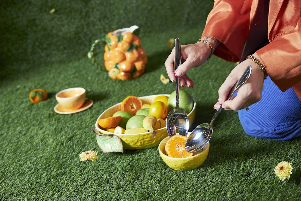 Waverly salatbestikk 2 deler, Rustfritt stål Byon