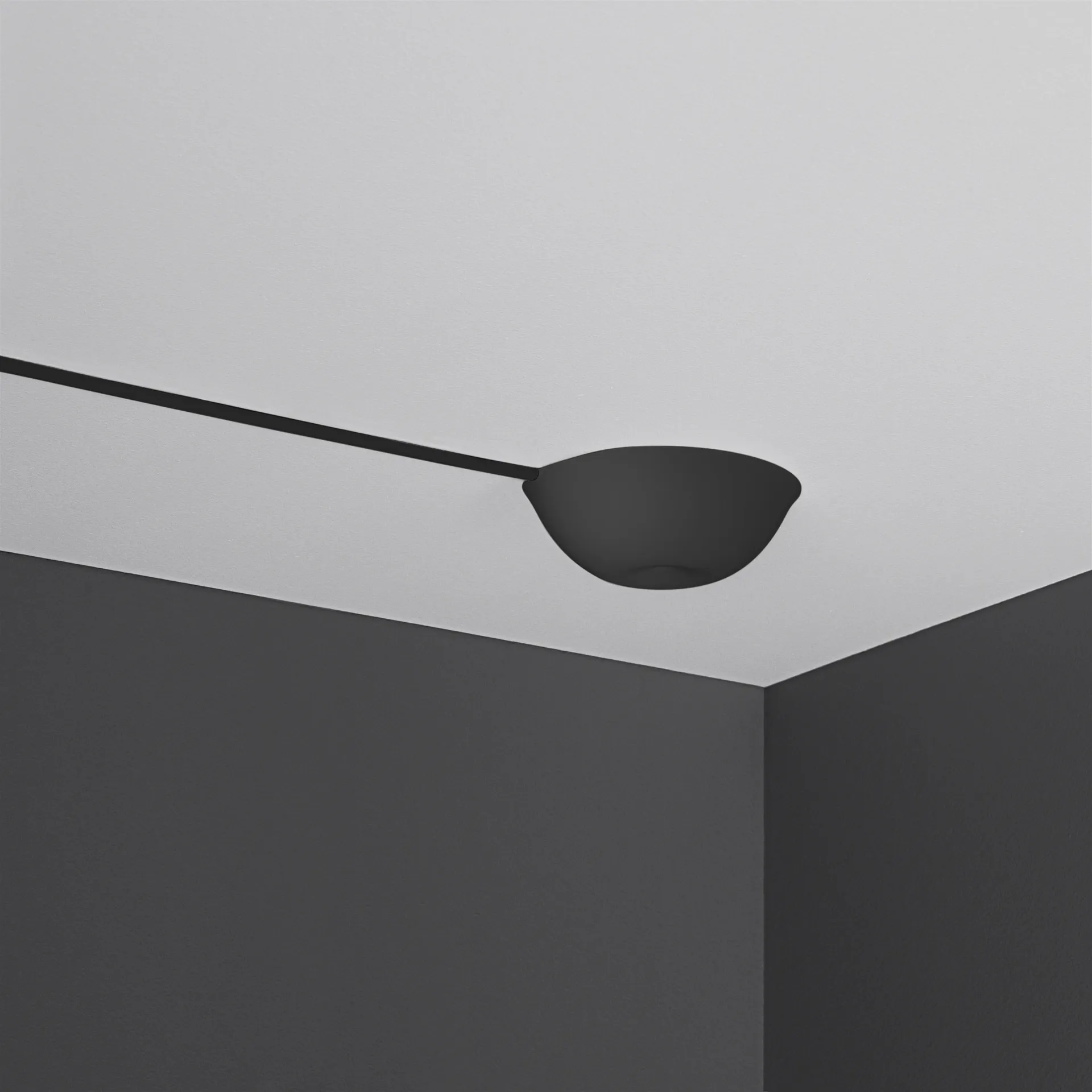 CableCup Hide Takkopp, svart CableCup