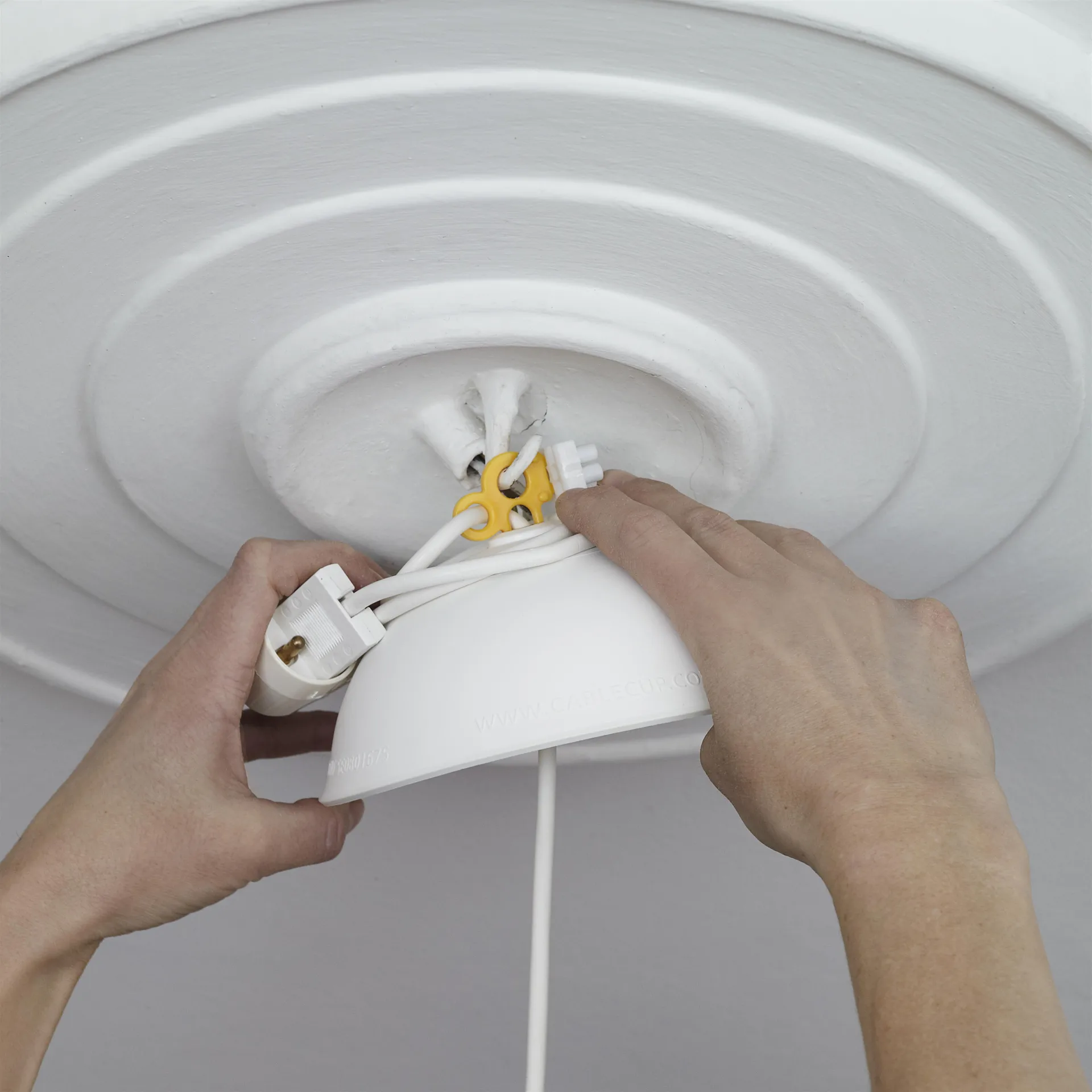 CableCup mini Takkopp, Hvit CableCup