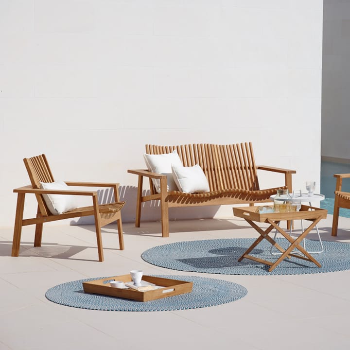Amaze sofa 2-seter, Teak Cane-line