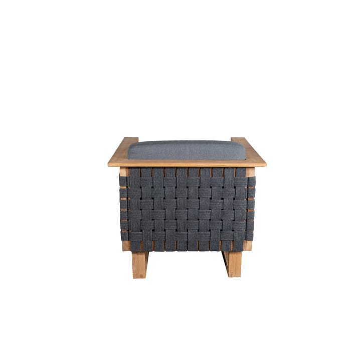 Angle Lounge lenestol, Dark grey, teak Cane-line