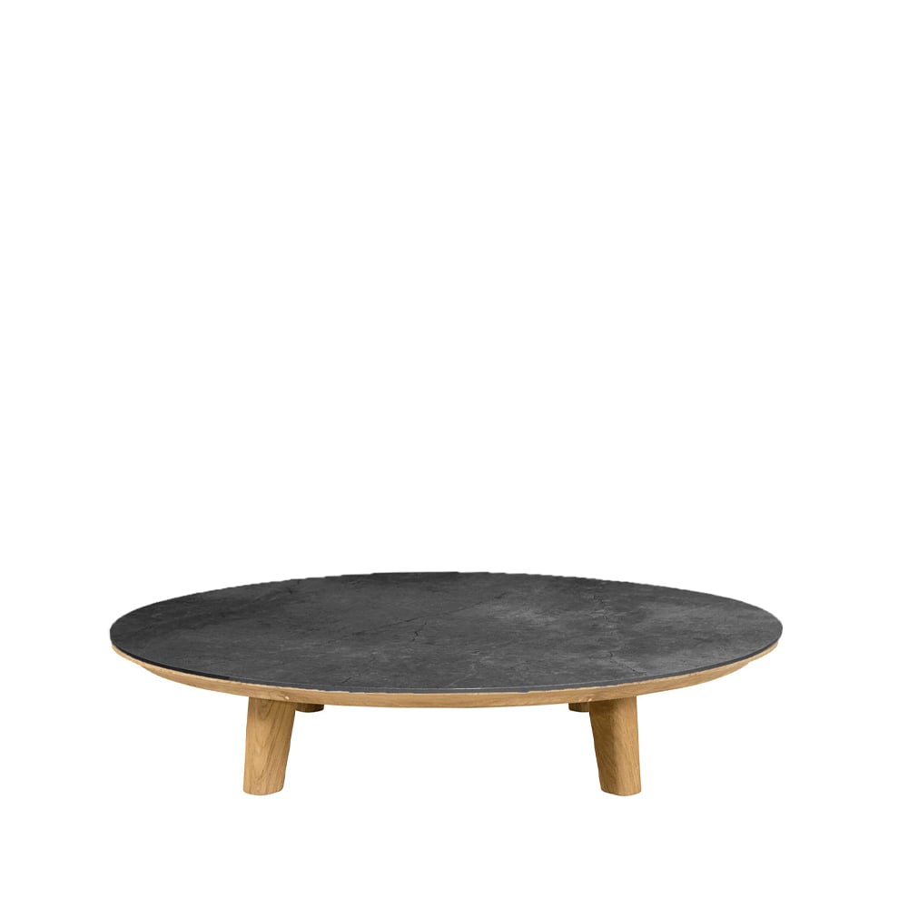 Cane-line Aspect sofabord Fossil black-teak, ceramic