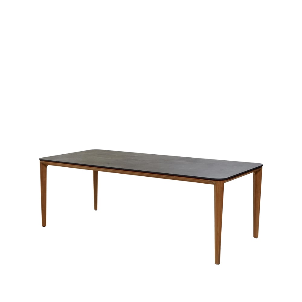 Cane-line Aspect spisebord Fossil black-teak 210 cm