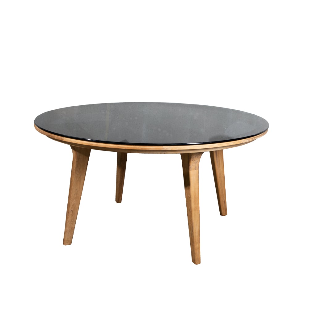 Bilde av Cane-line Aspect spisebord rundt Smokey black-teak
