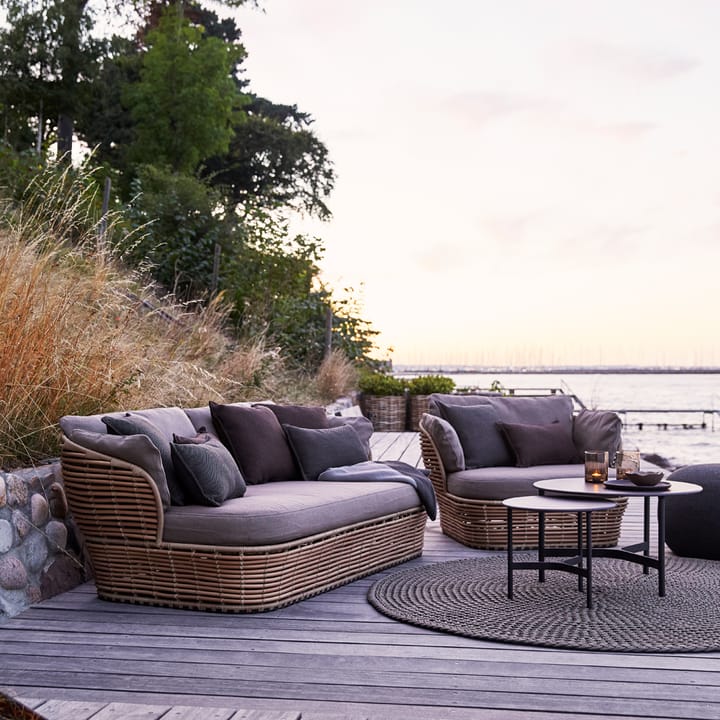 Basket Sofa 2-seter, Graphic grey, grå puter Cane-line