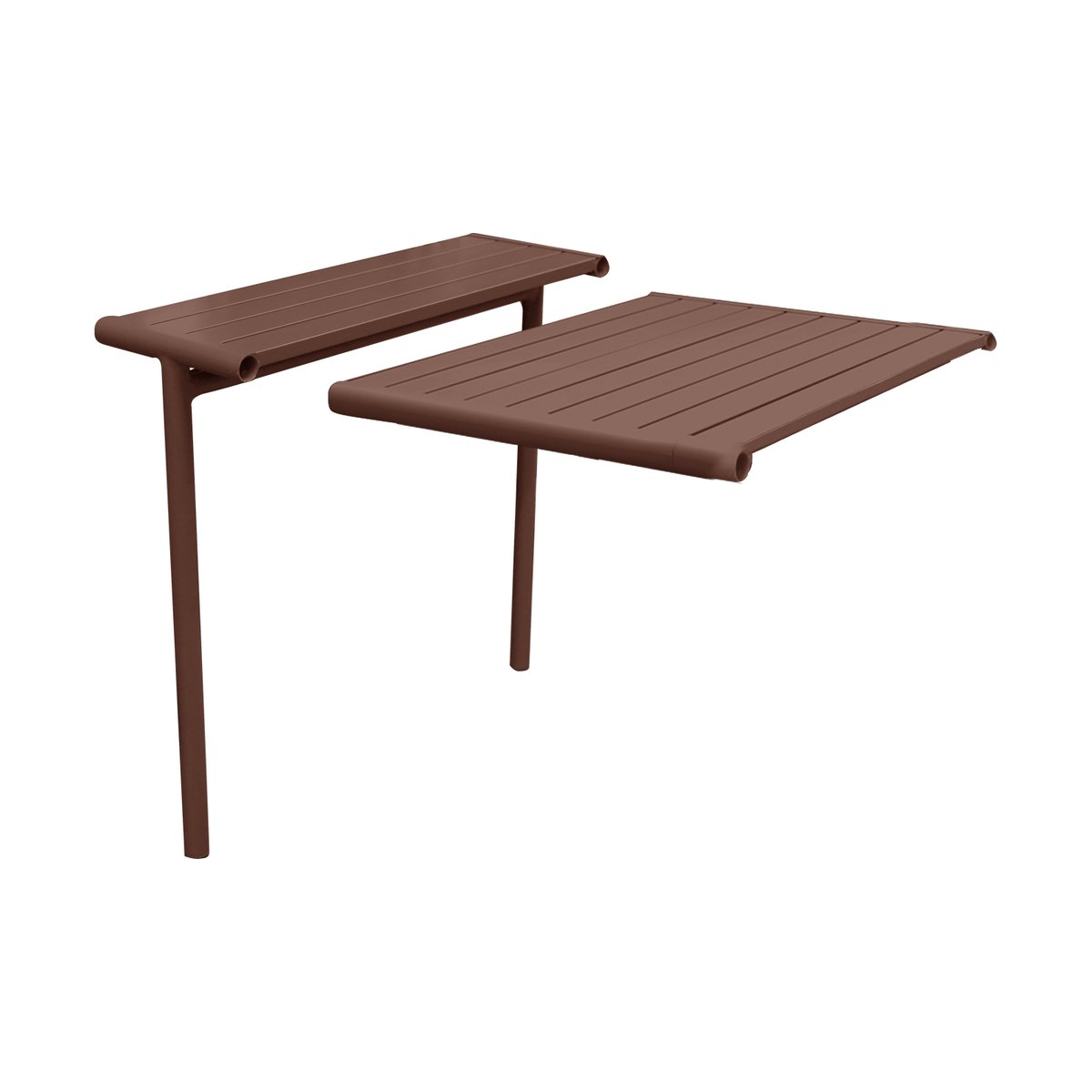 Cane-line Bliss tilleggsplate og ben 81x130 cm Desert red