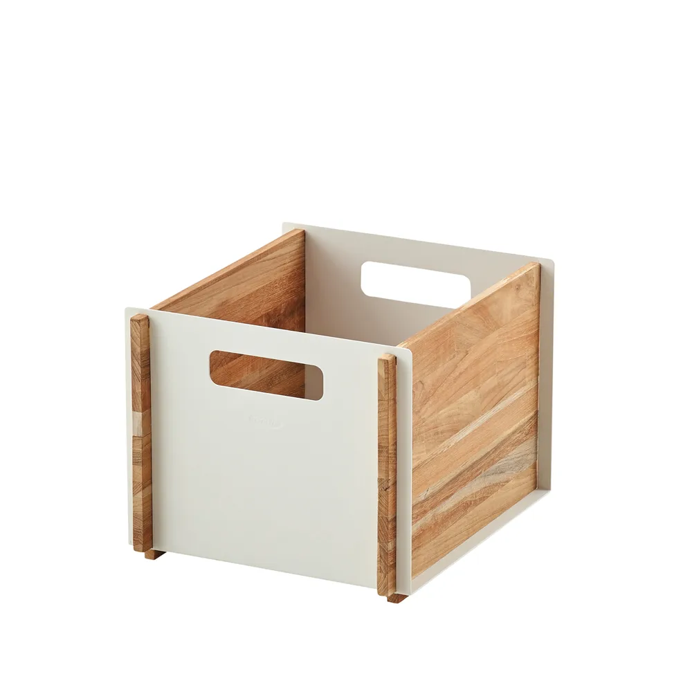 Box oppbevaring, White, teak Cane-line