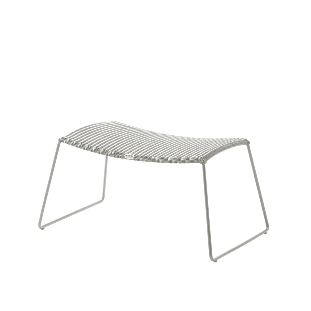 Bilde av Cane-line Breeze fotskammel White grey