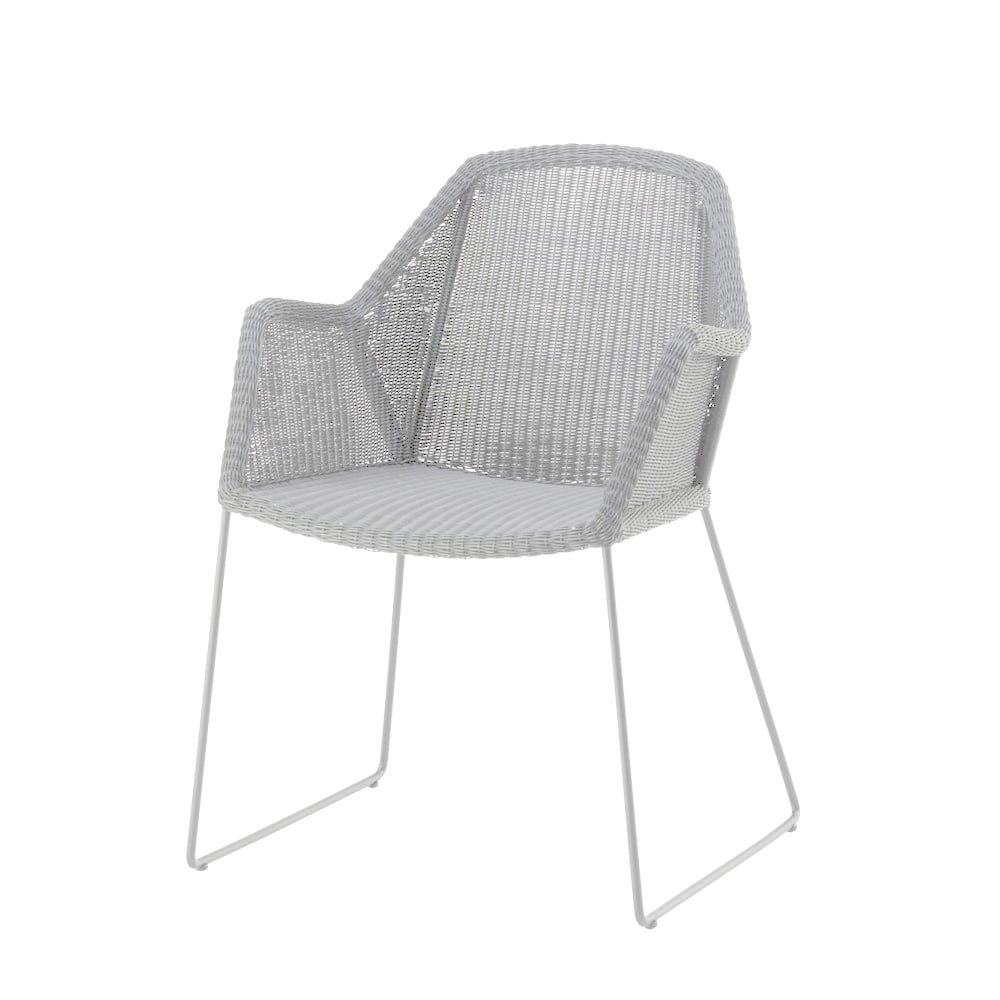 Bilde av Cane-line Breeze karmstol weave White grey