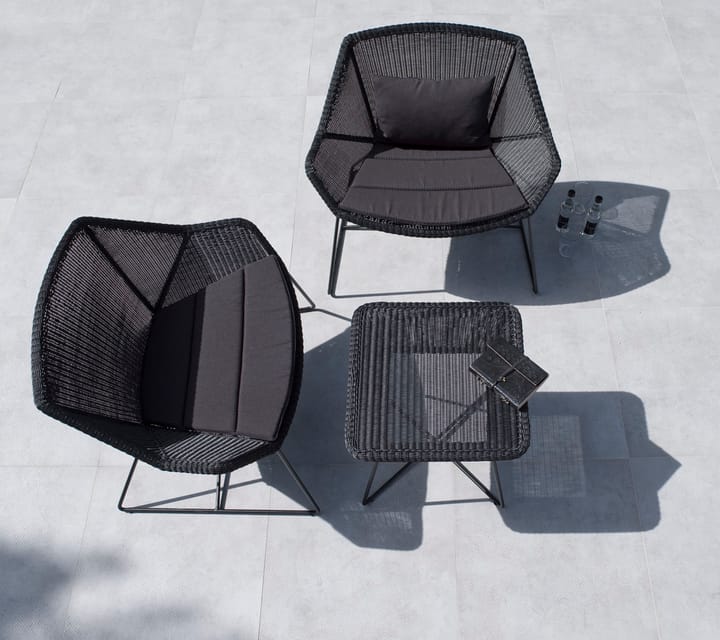 Breeze Loungestol putesett, Cane-line Natté black Cane-line