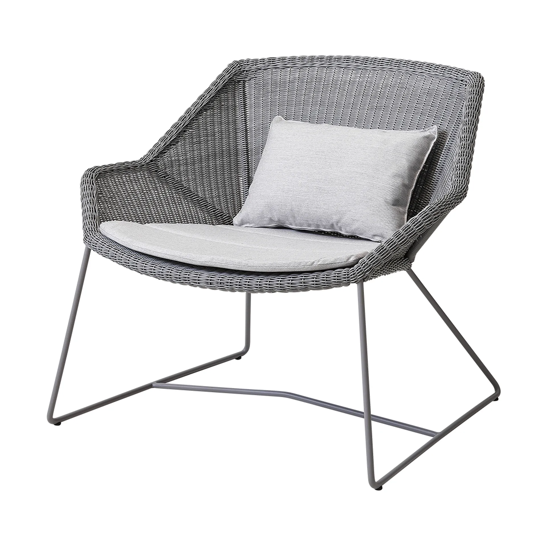 Breeze Loungestol putesett, Cane-line Natté light grey Cane-line
