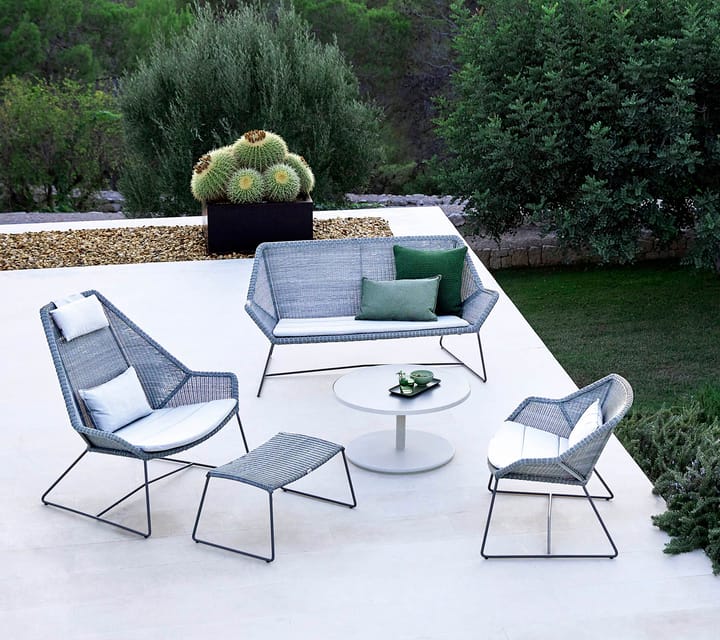 Breeze Loungestol putesett, Cane-line Natté light grey Cane-line