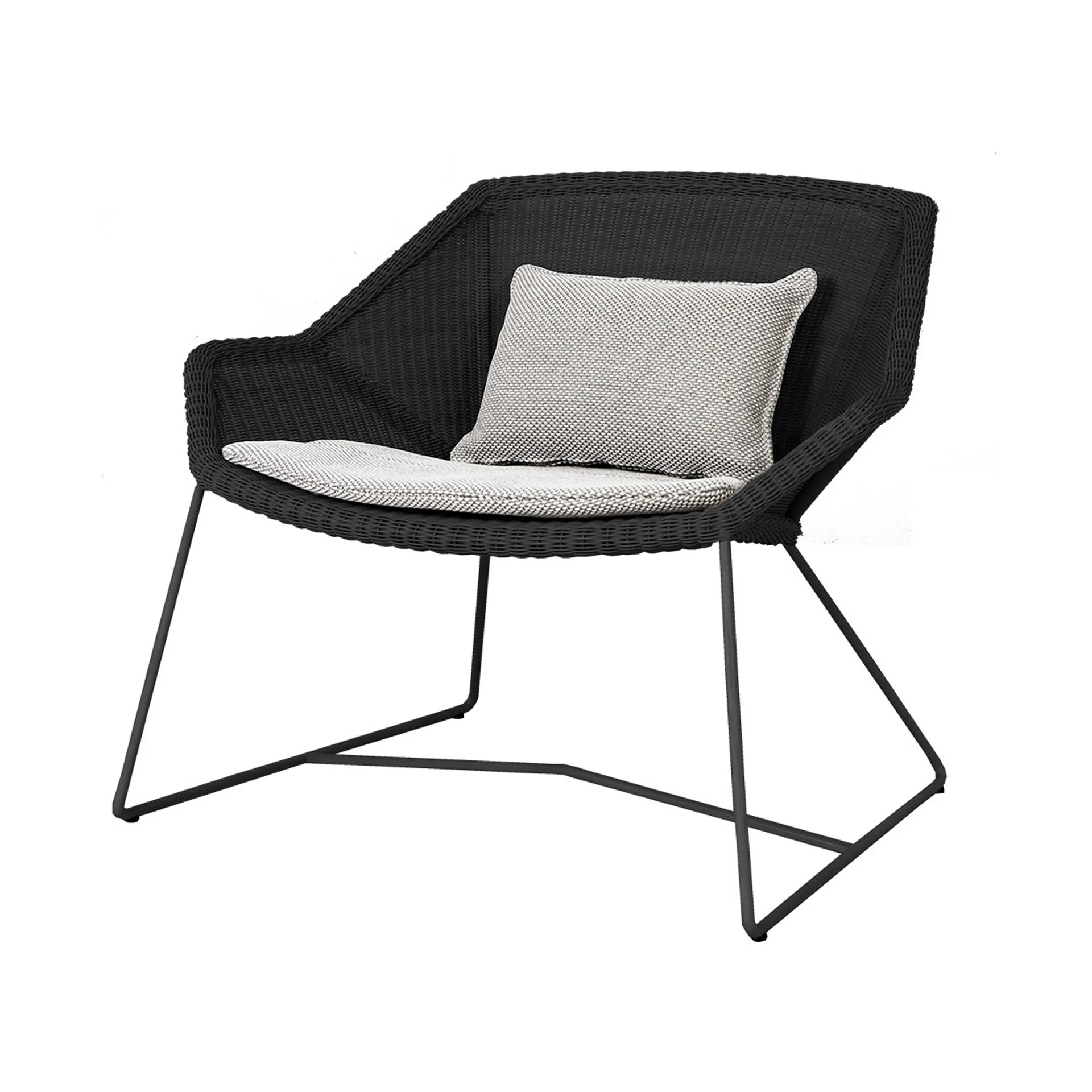 Breeze Loungestol putesett, Focus light grey Cane-line