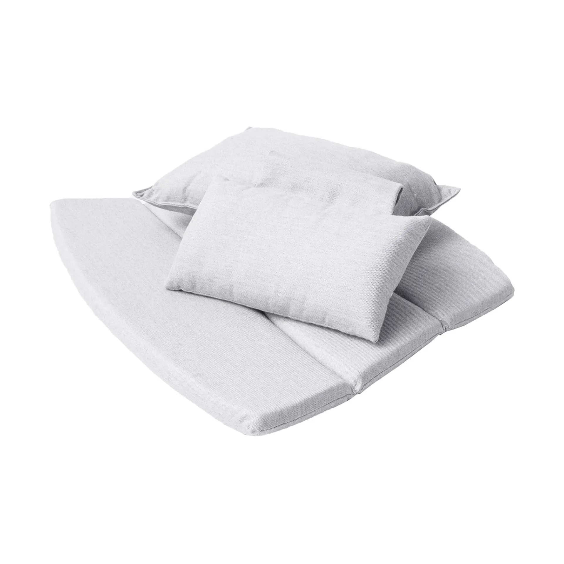 Breeze Loungestol putesett, høy rygg, Cane-line Natté light grey Cane-line