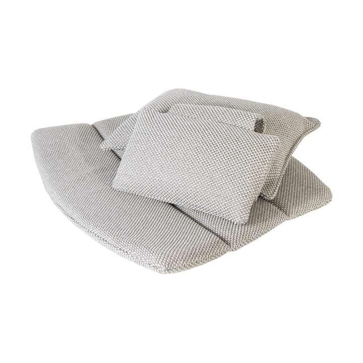 Breeze Loungestol putesett, høy rygg - Focus light grey - Cane-line