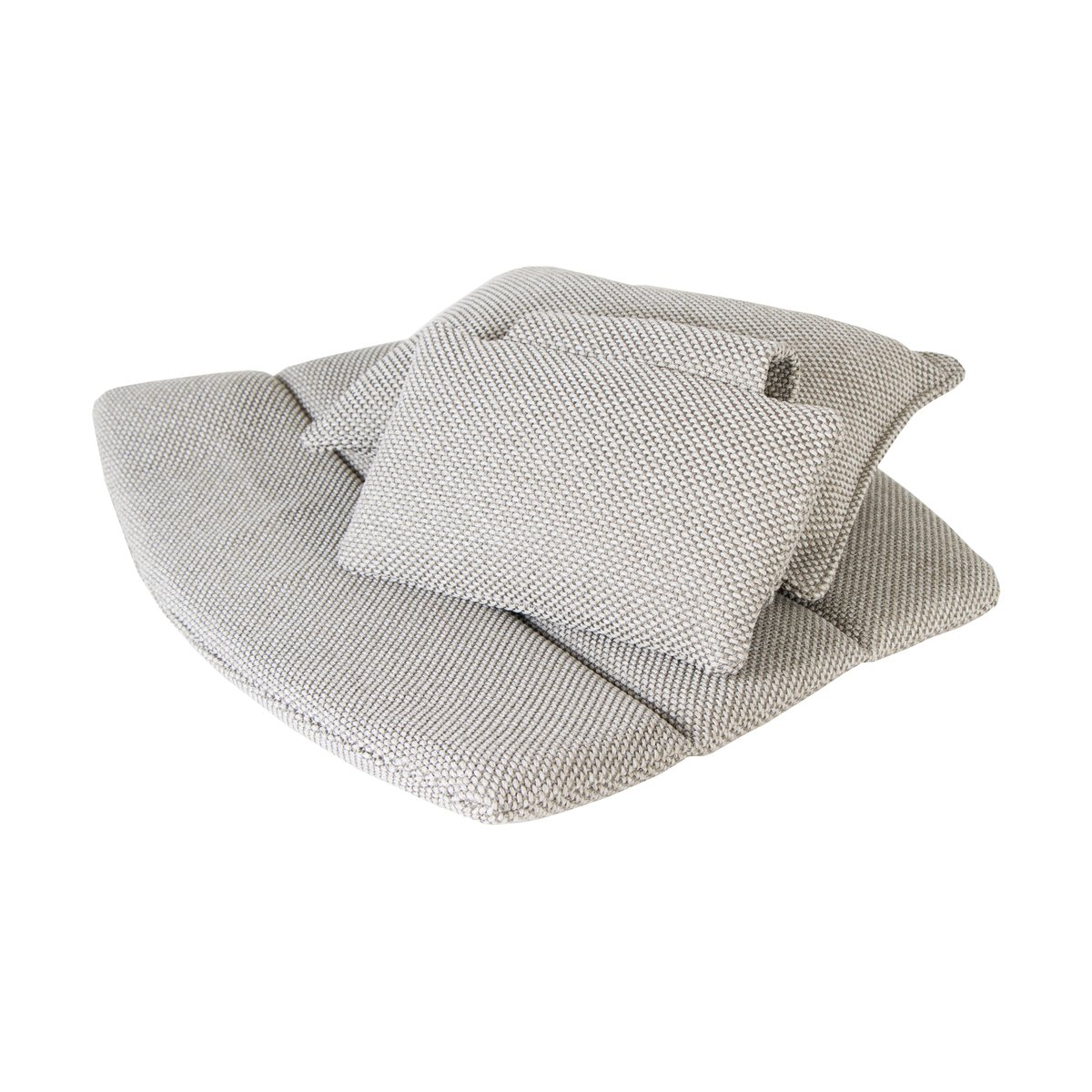 Cane-line Breeze Loungestol putesett, høy rygg Focus light grey