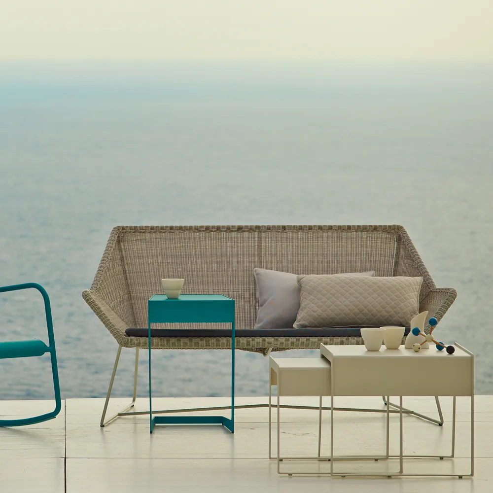 Breeze sofa 2-seter weave, Light grey Cane-line