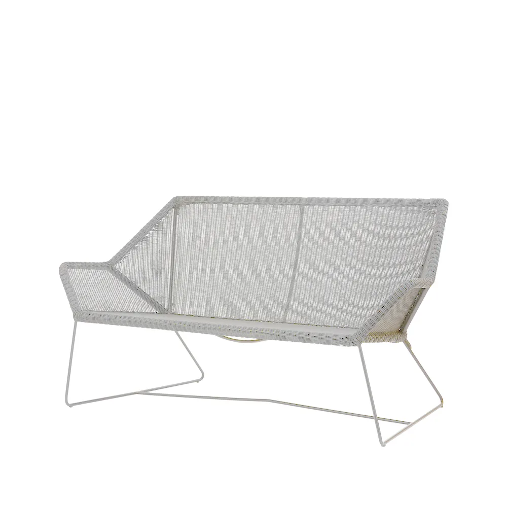 Cane-line Breeze sofa 2-seter weave White grey | Skandinavisk Design | Hvit