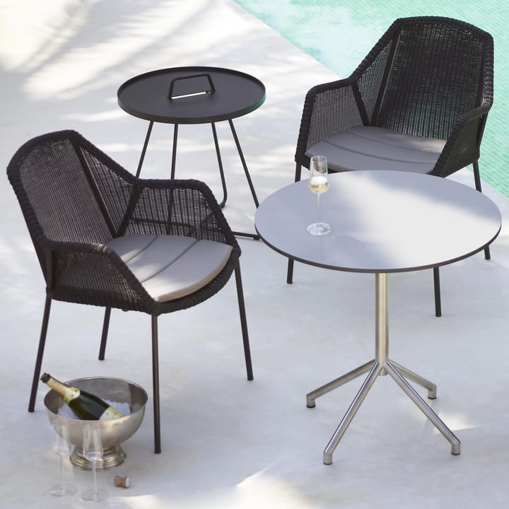 Breeze stablebar karmstol weave, Black Cane-line