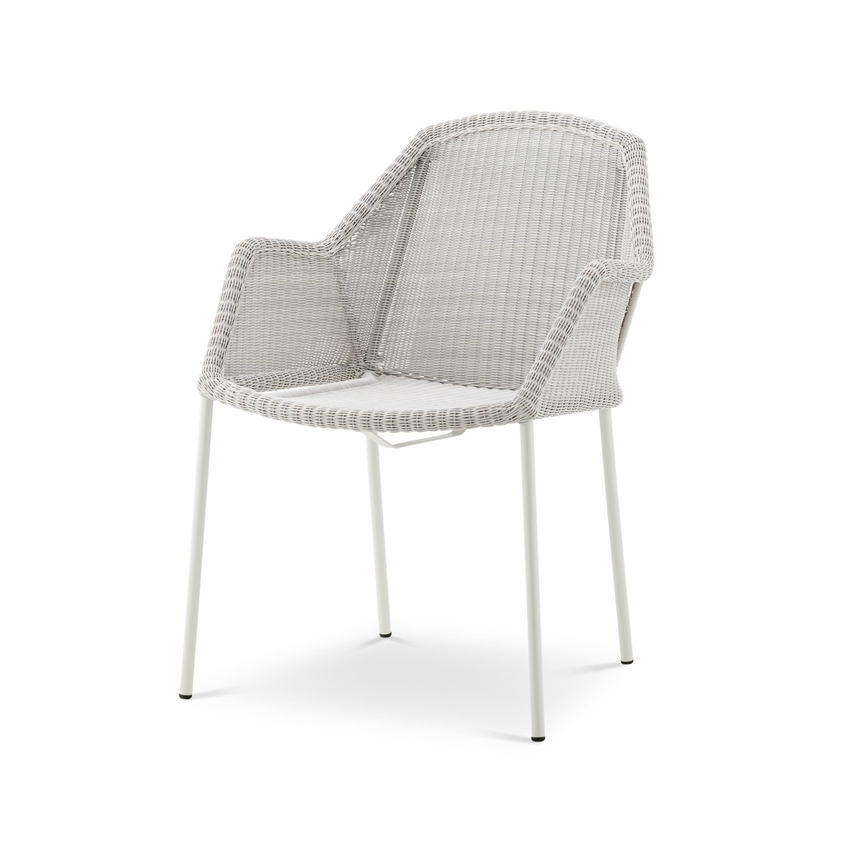 Bilde av Cane-line Breeze stablebar karmstol weave White grey