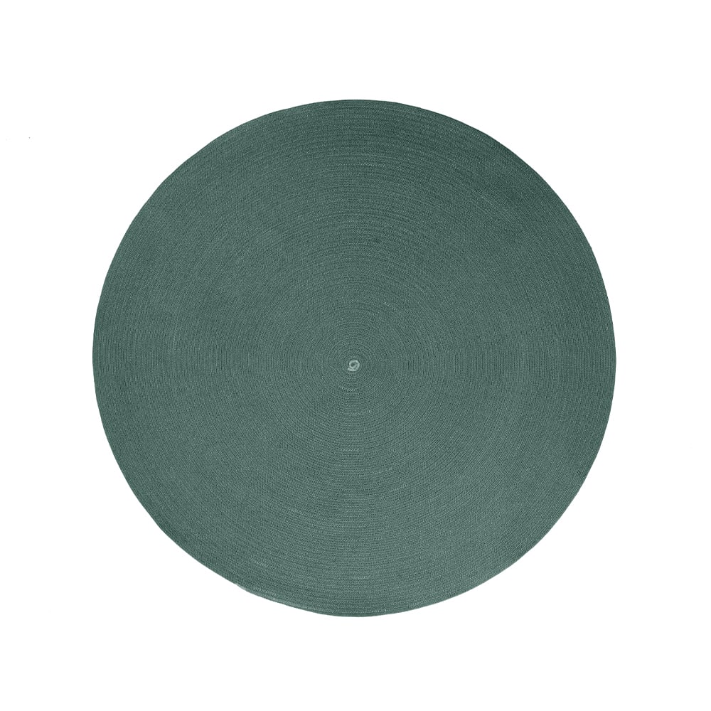 Cane-line Circle teppe rundt Dark green, 140cm | Skandinavisk Design | Plasttepper | Grønn