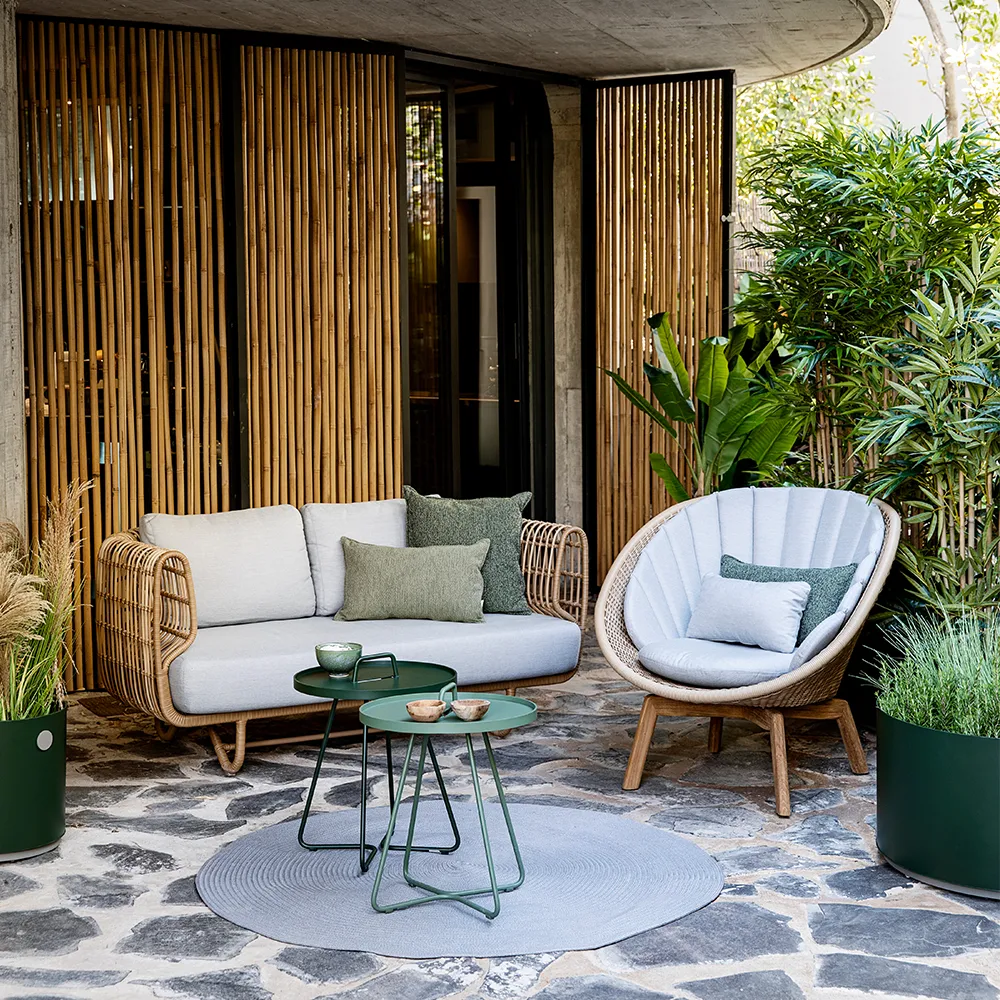 Circle teppe rundt, Dark grey, Ø140cm Cane-line