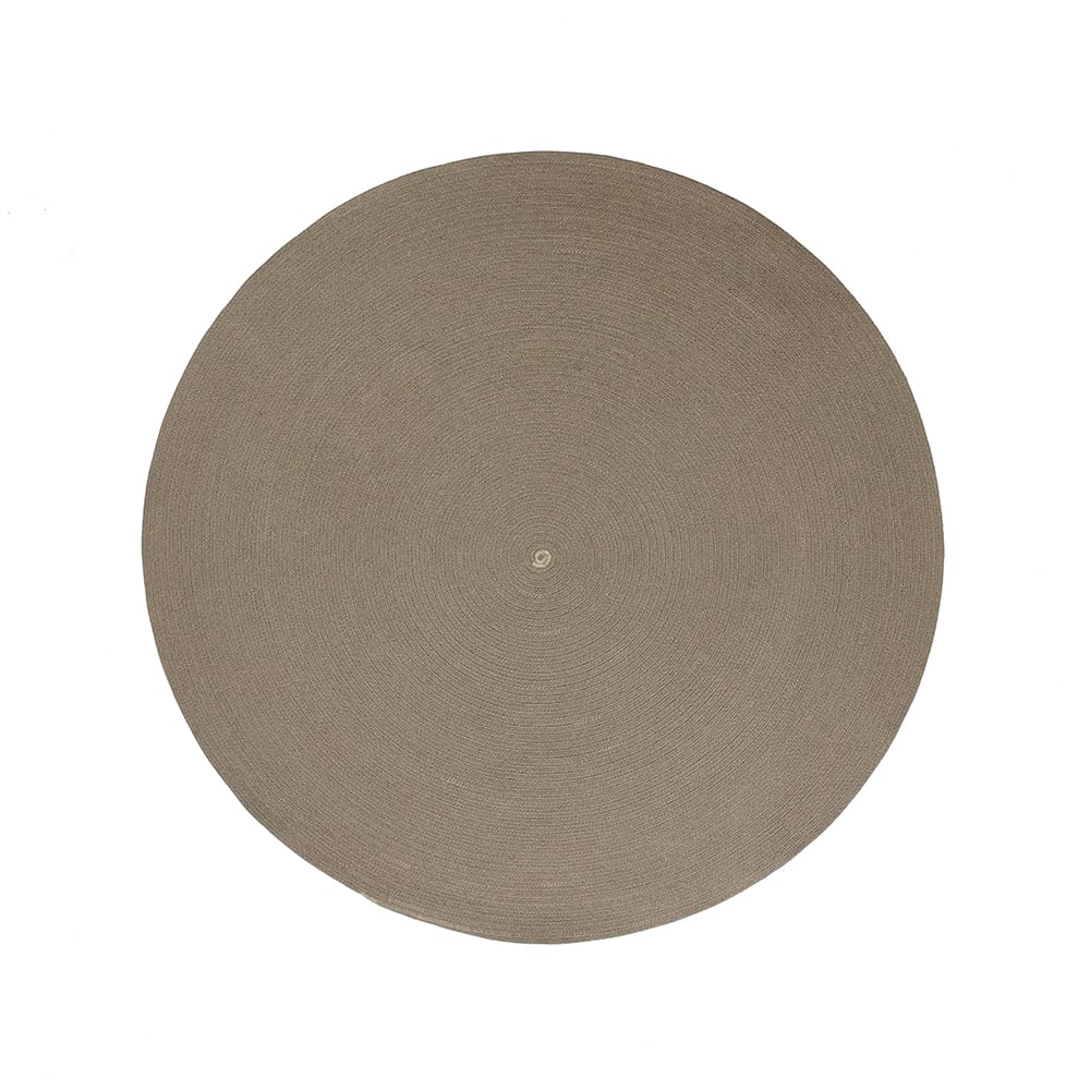 Bilde av Cane-line Circle teppe rundt Taupe Ø140cm 140 cm