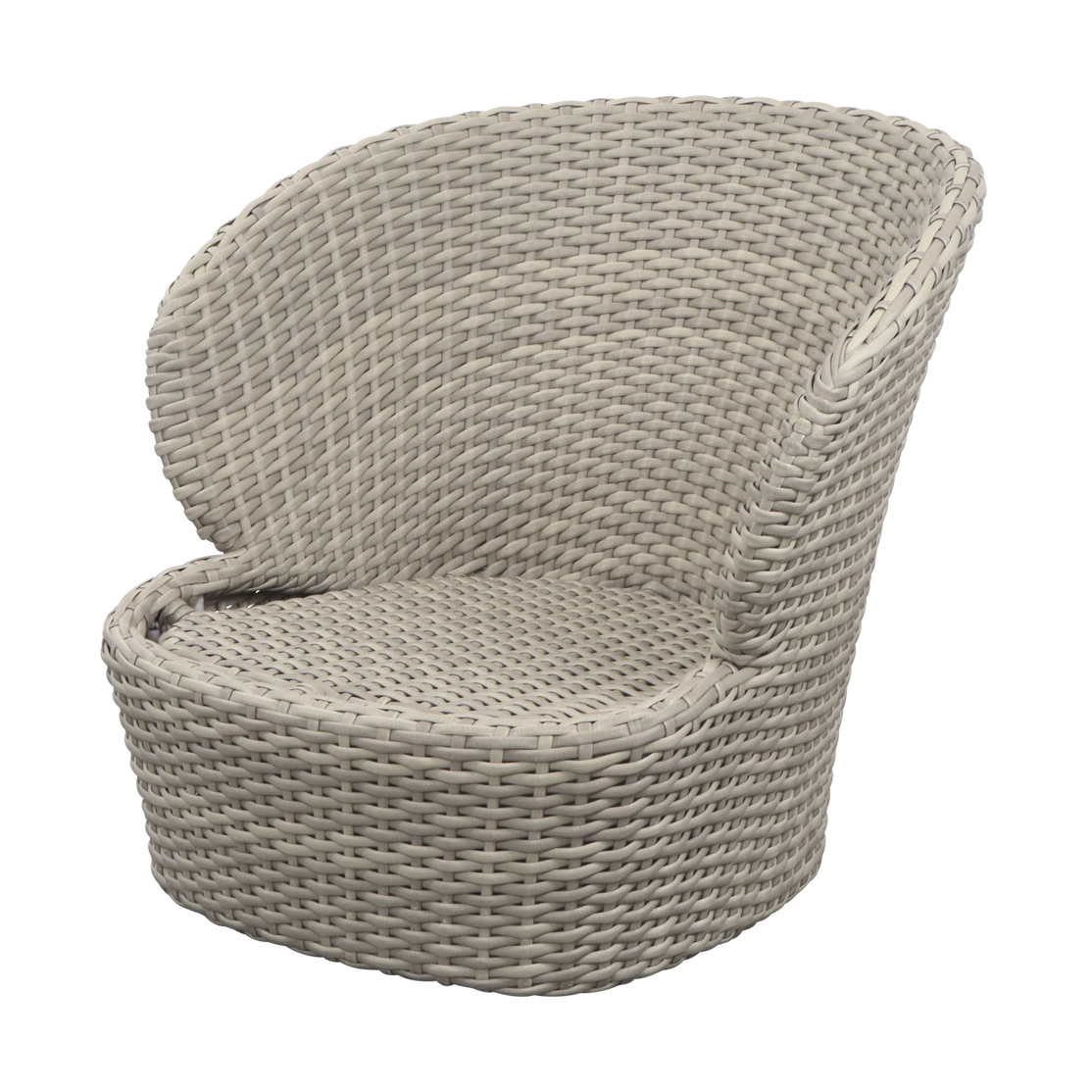 Cane-line Coast loungestol swivel Sand (Flat Weave)