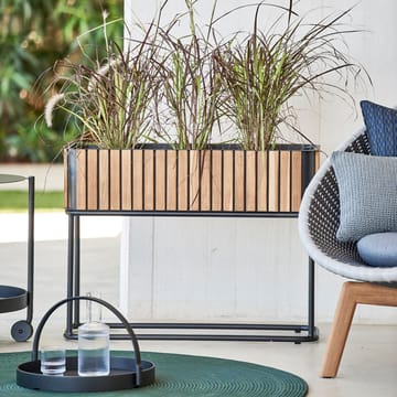 Combine plantekasse - Teak, lava grey - Cane-line