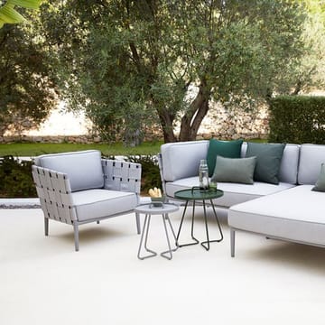 Conic Loungestol - Light grey, inkl. puter - Cane-line