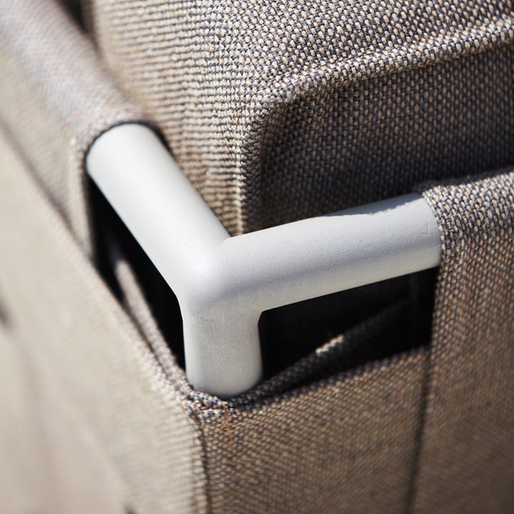 Conic modulsofa, Light grey dagseng inkl. puter Cane-line