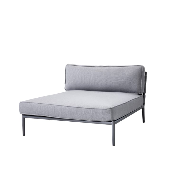 Conic modulsofa - Light grey dagseng inkl. puter - Cane-line