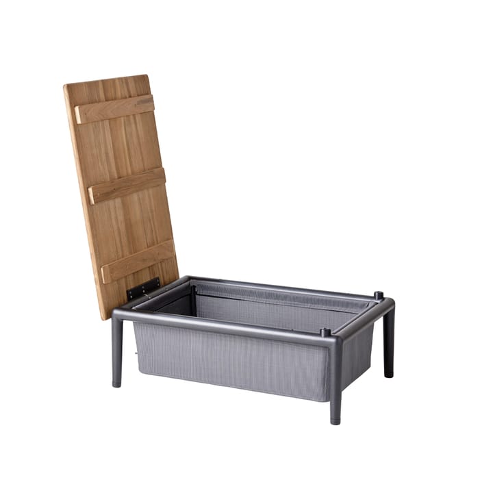 Conic sofabord, Grey, teak Cane-line