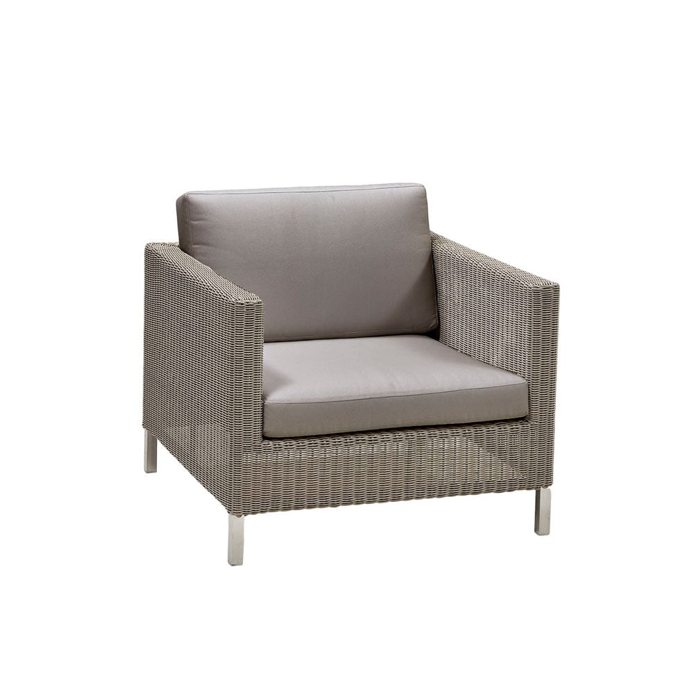 Cane-line Connect lenestol weave Taupe, putesett Cane-Line Natté taupe