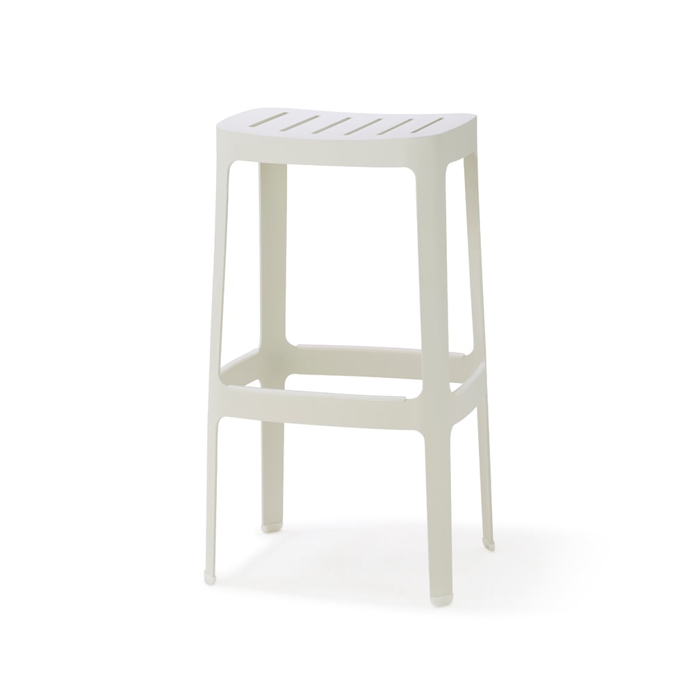 Cane-line Cut barpall White | Skandinavisk Design | Hagestoler | Hvit