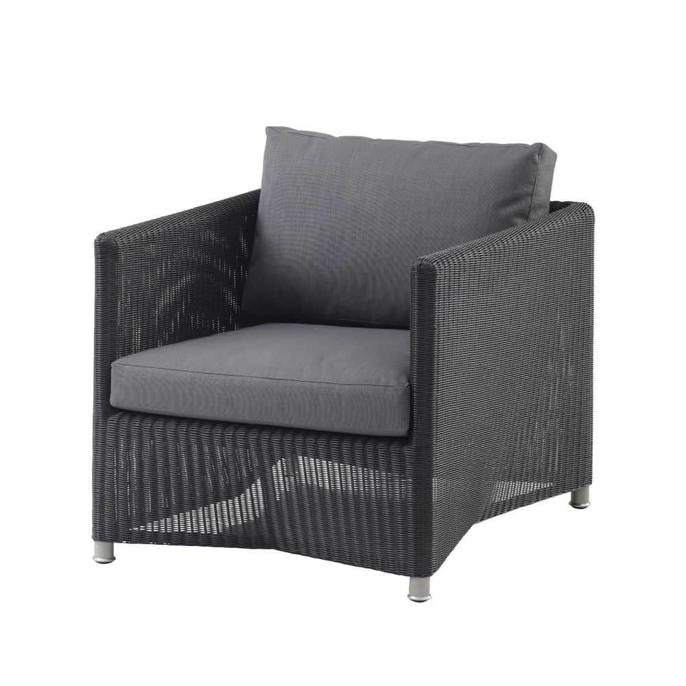 Bilde av Cane-line Diamond Lounge lenestol weave Cane-Line Natté graphite