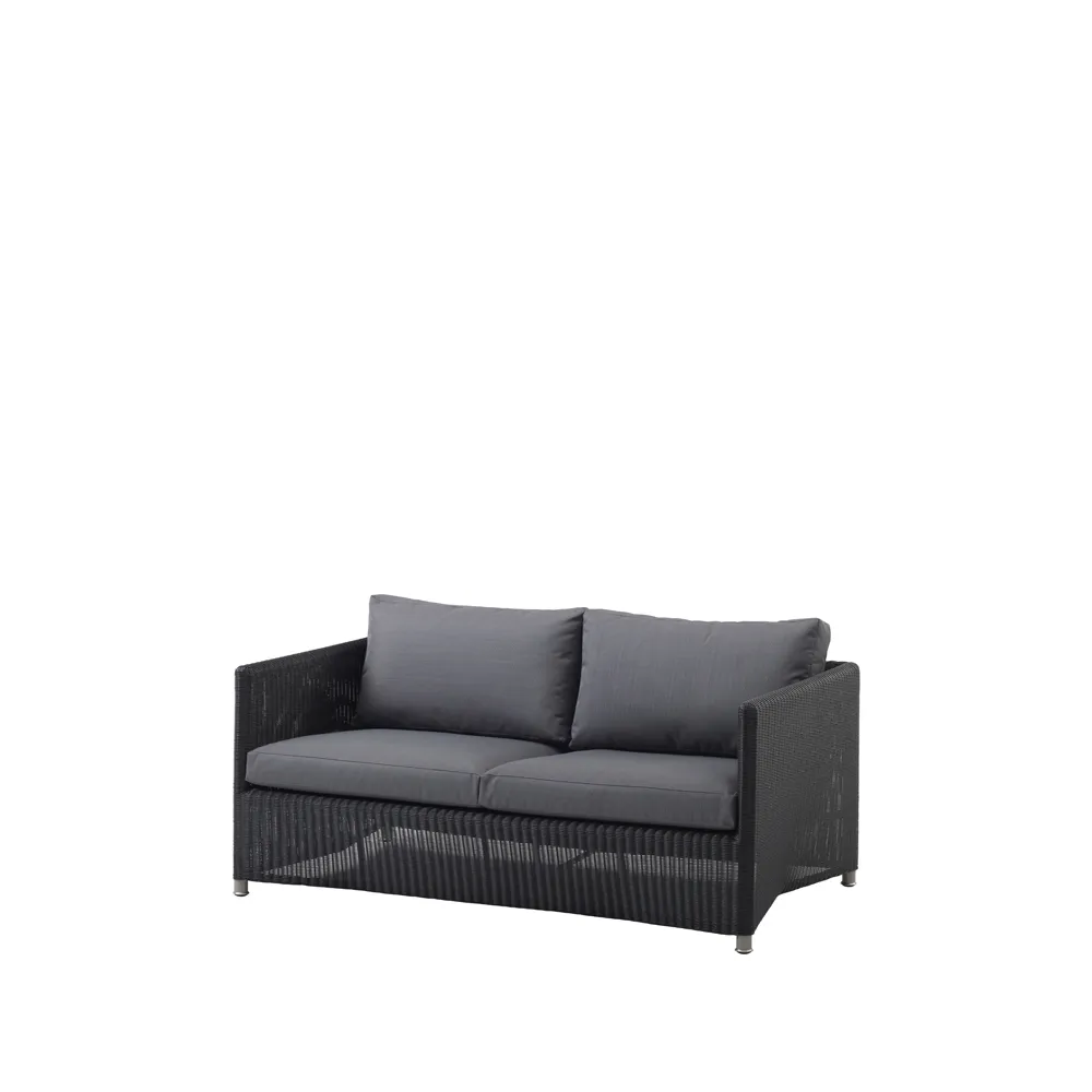 Cane-line Diamond sofa 2-seter weave Cane-Line Natté graphite