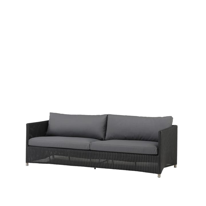 Diamond sofa 3-seter weave - Cane-Line Cane-Line Natté graphite - Cane-line