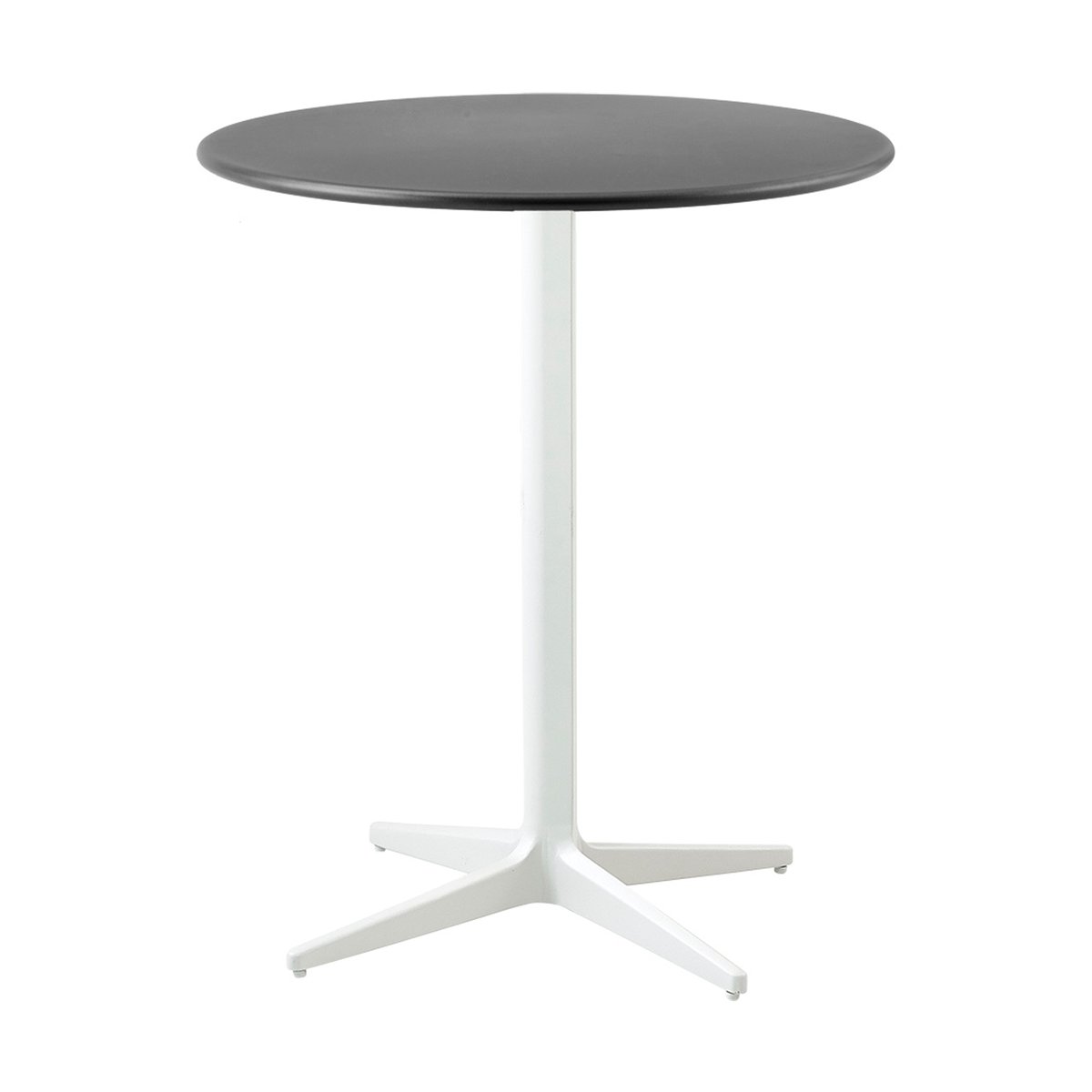 Cane-line Drop kafébord Ø60 cm Lava grey-white