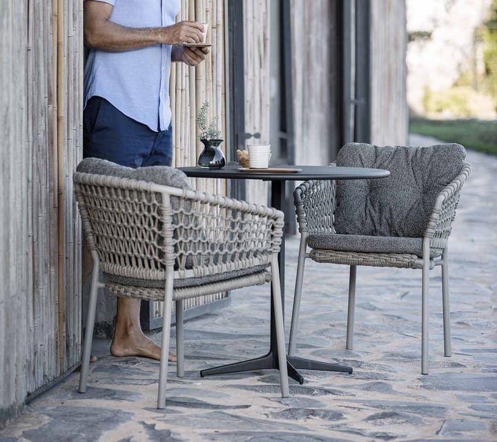 Drop kafébord Ø80 cm, Lava grey-lava grey Cane-line