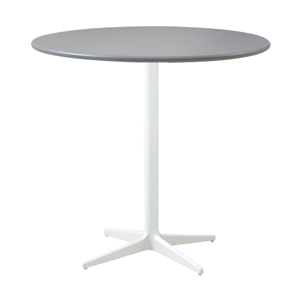 Drop kafébord Ø80 cm Light grey-white