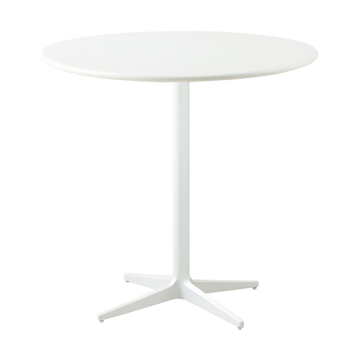 Cane-line Drop kafébord Ø80 cm White-white