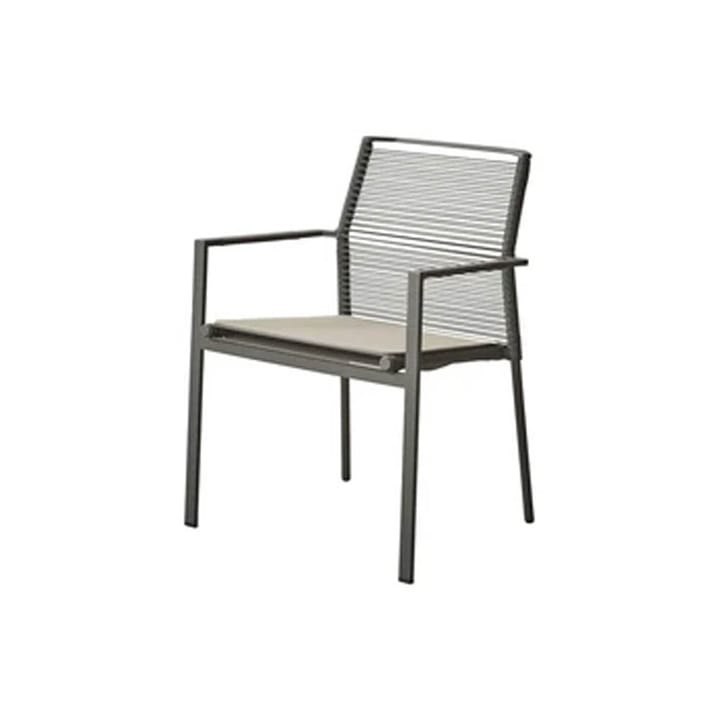 Edge karmstolspute, Cane-Line Natté taupe Cane-line