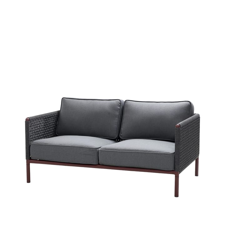 Encore 2-seters sofa - Cane-Line airtouch bordeaux/dark grey - Cane-line
