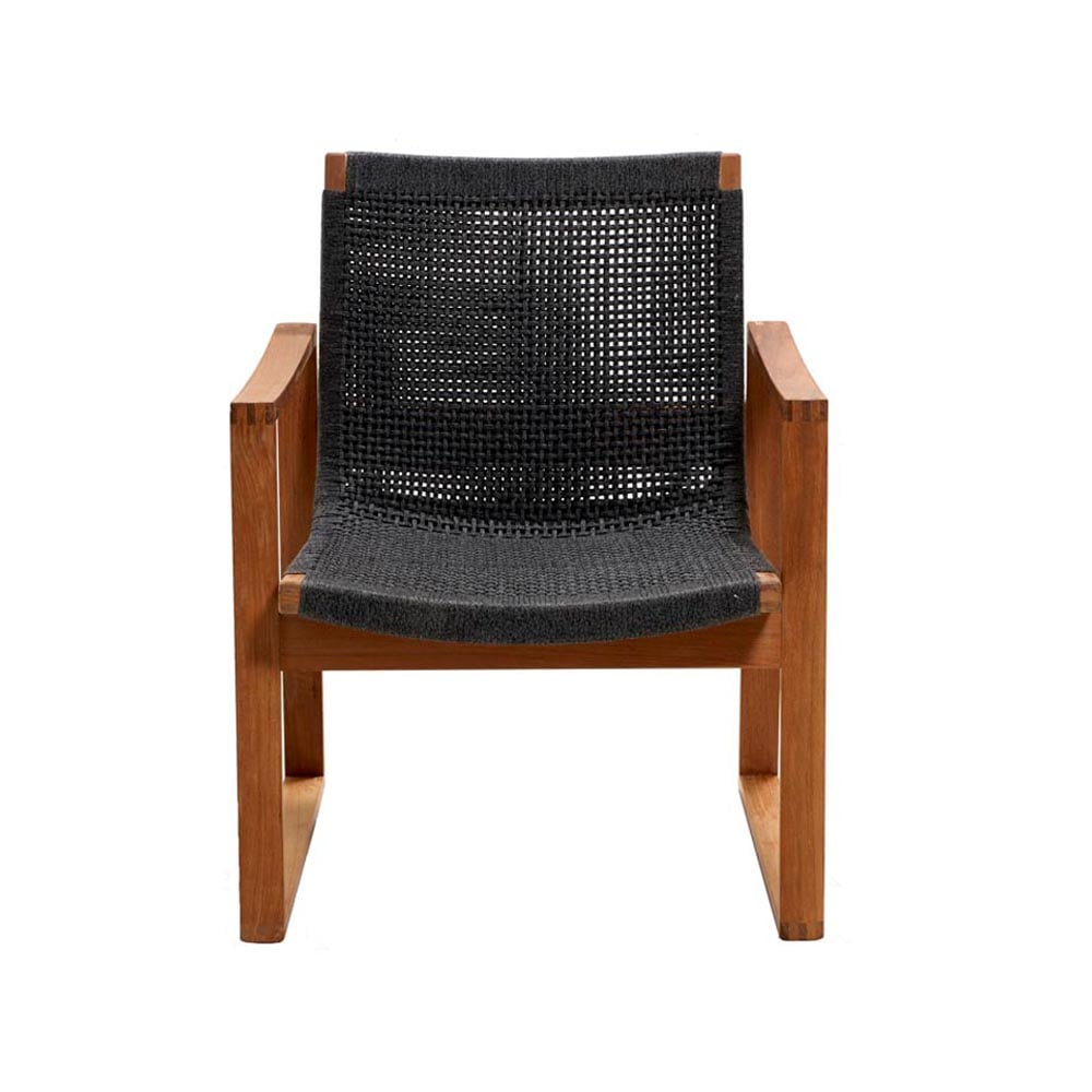 Bilde av Cane-line Endless Lounge lenestol Dark grey teakstativ