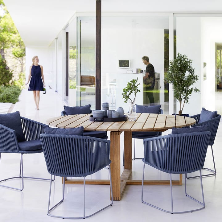 Endless spisebord rundt, teak, Ø130 cm Cane-line