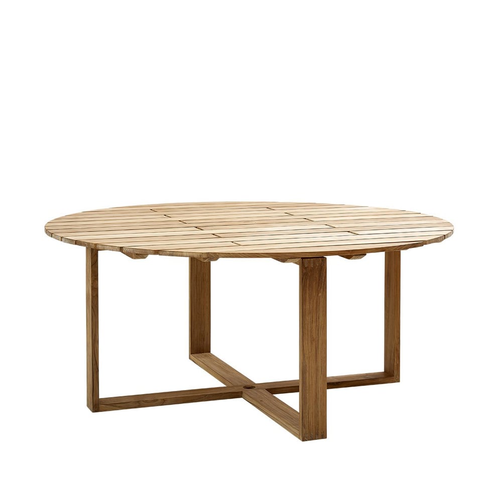 Cane-line Endless spisebord rundt, teak Ø170 cm
