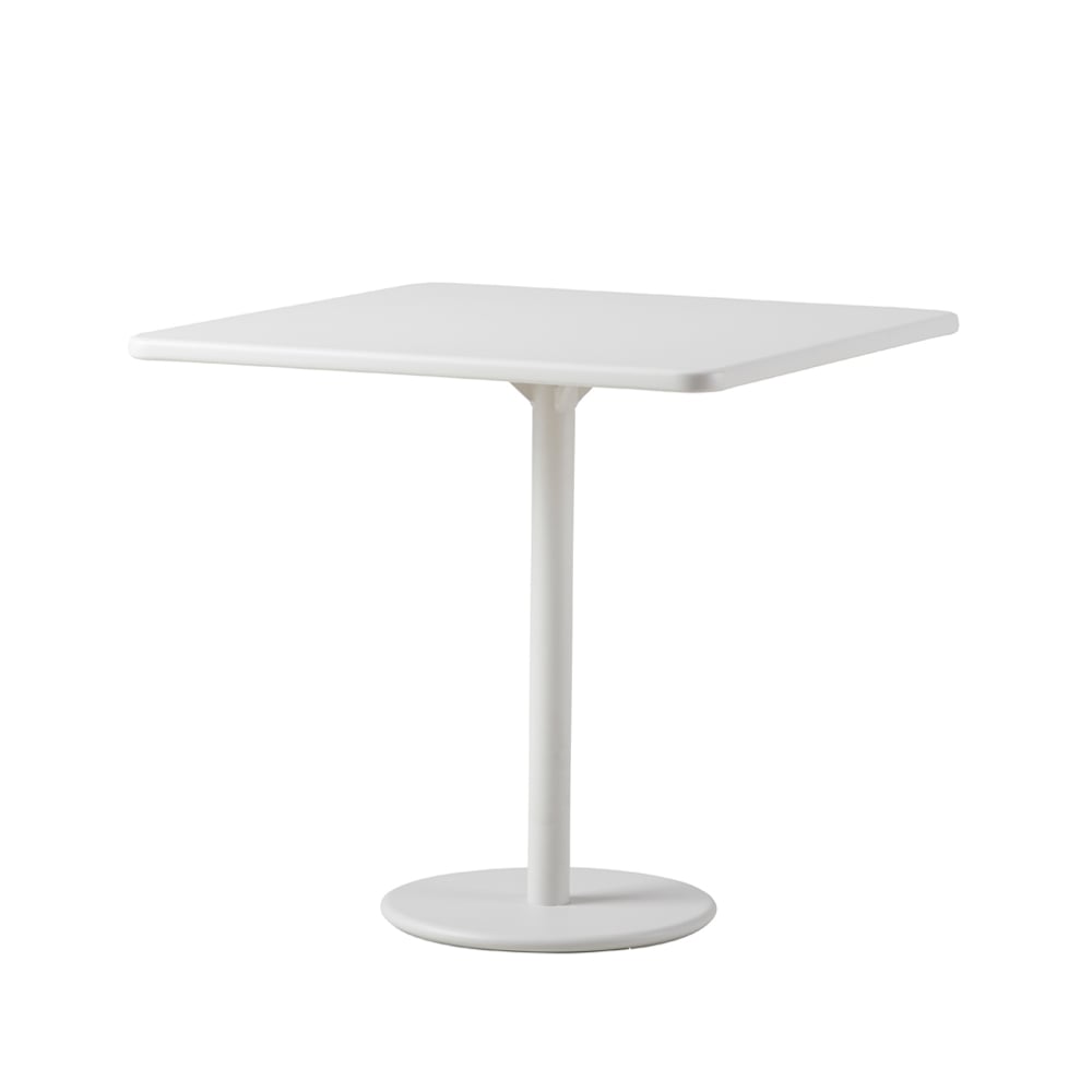 Cane-line Go kafébord 75x75 cm White-white | Skandinavisk Design | Hagebord | Hvit