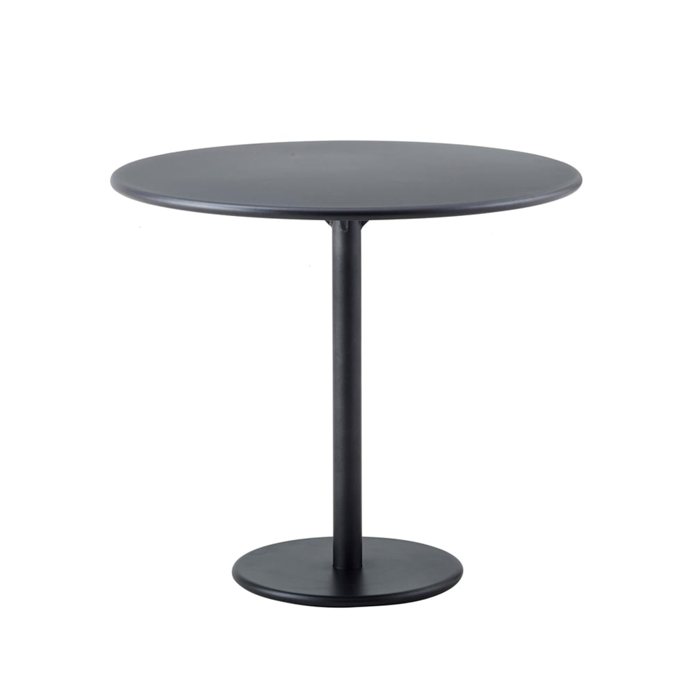 Cane-line Go kafébord Ø80 cm Lava grey-lava grey